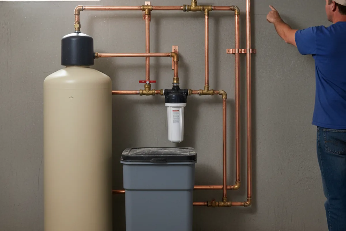Whole-house water treatment system installed in Eddy